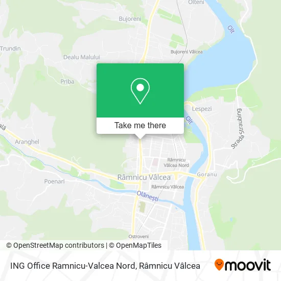 ING Office Ramnicu-Valcea Nord map