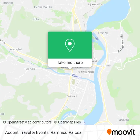 Accent Travel & Events map