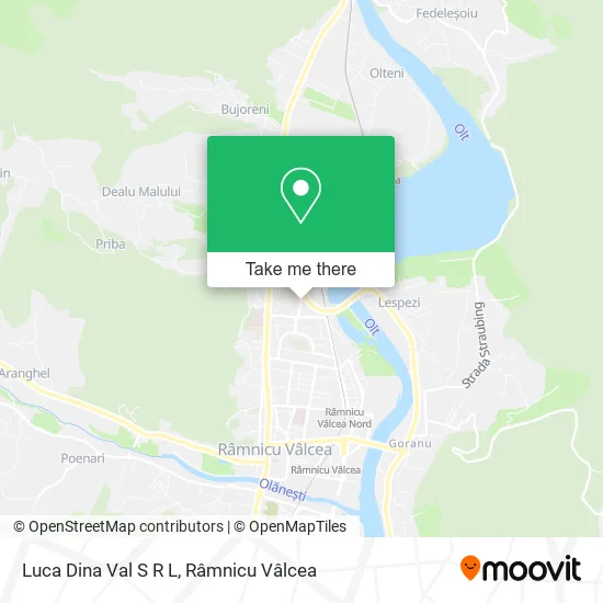 Luca Dina Val S R L map