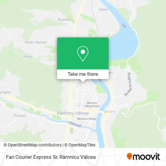 Fan Courier Express Sr map