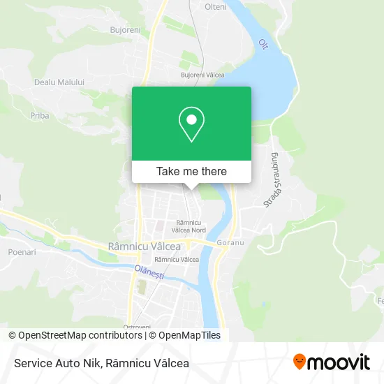 Service Auto Nik map