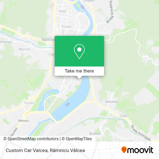 Custom Car Valcea map