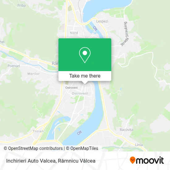 Inchirieri Auto Valcea map
