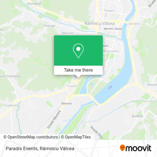 Paradis Events map