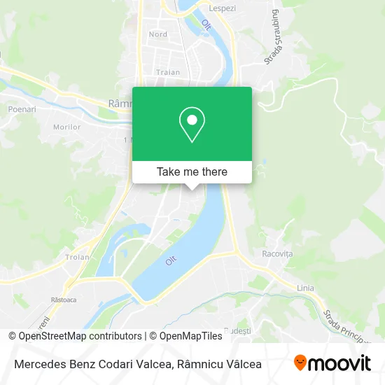 Mercedes Benz Codari Valcea map