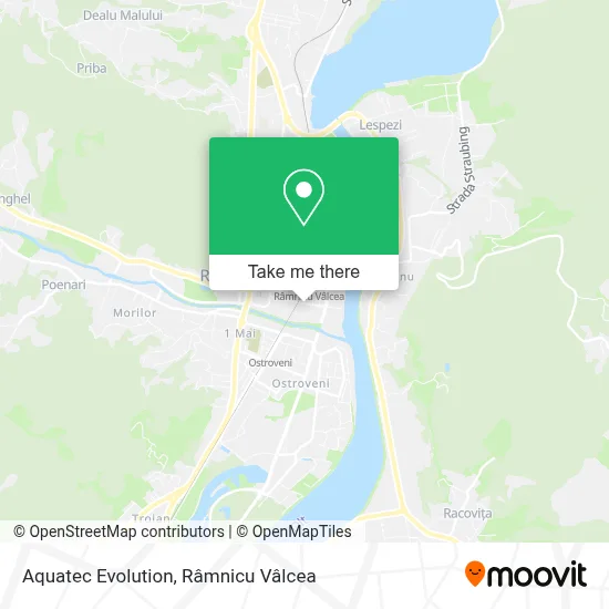 Aquatec Evolution map
