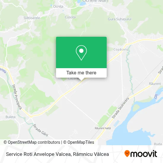 Service Roti Anvelope Valcea map
