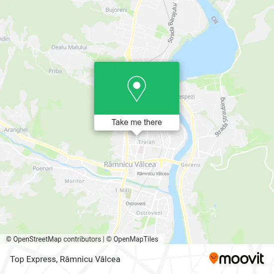 Top Express map