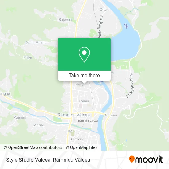 Style Studio Valcea map