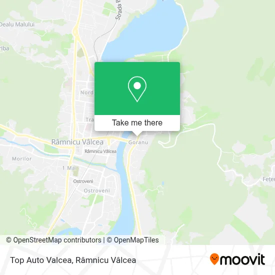 Top Auto Valcea map