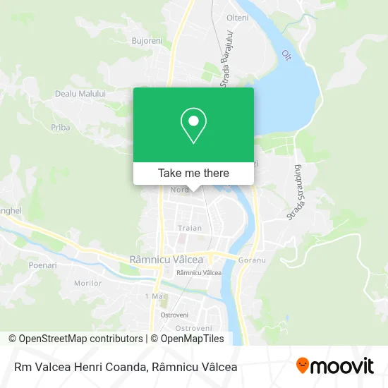 Rm Valcea Henri Coanda map