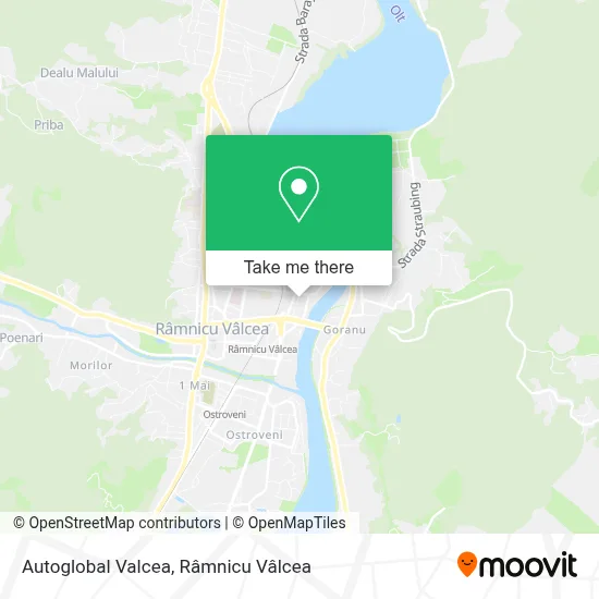 Autoglobal Valcea map