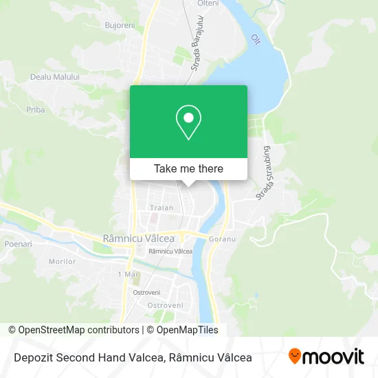 Depozit Second Hand Valcea map