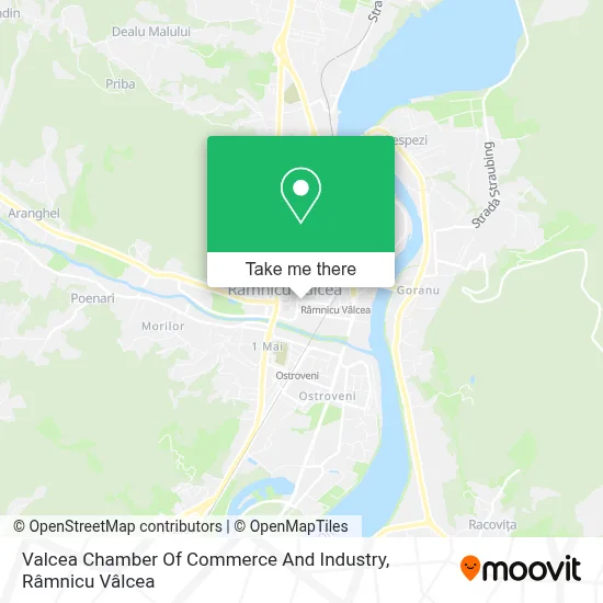 Valcea Chamber Of Commerce And Industry map