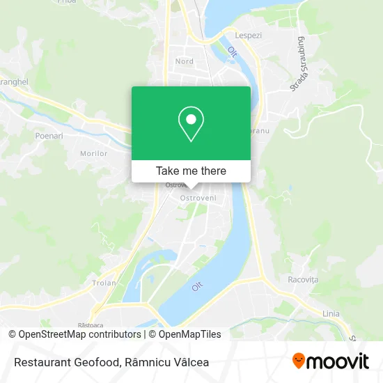 Restaurant Geofood map