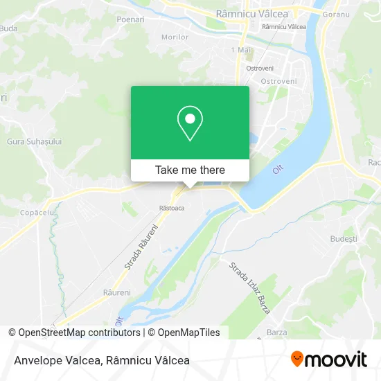 Anvelope Valcea map