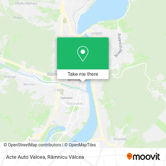 Acte Auto Valcea map