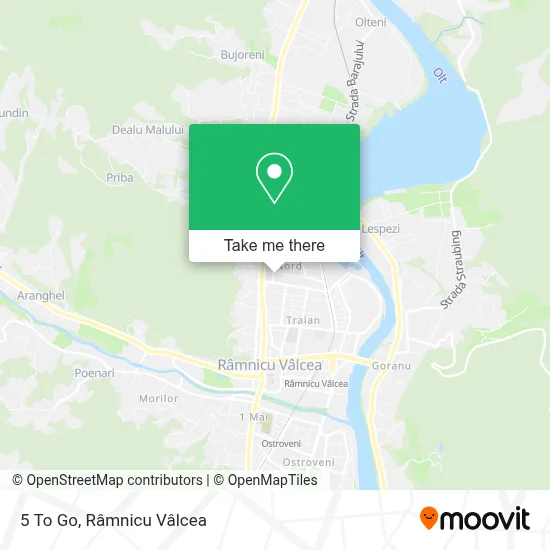 5 To Go map