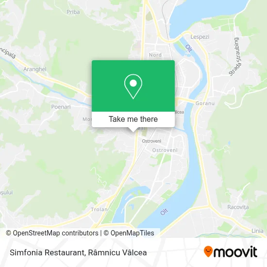 Simfonia Restaurant map