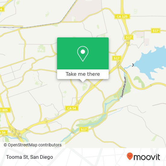 Mapa de Tooma St