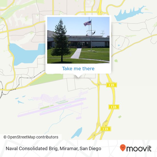 Mapa de Naval Consolidated Brig, Miramar