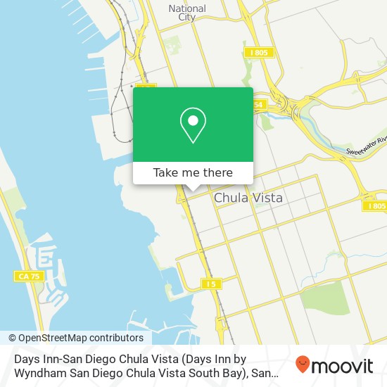 Days Inn-San Diego Chula Vista (Days Inn by Wyndham San Diego Chula Vista South Bay) map