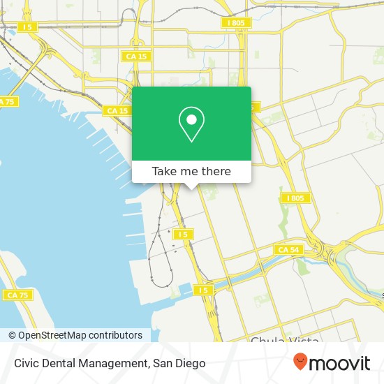 Mapa de Civic Dental Management