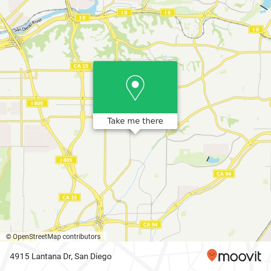 Mapa de 4915 Lantana Dr