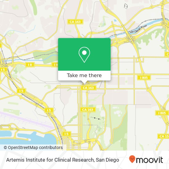 Artemis Institute for Clinical Research map
