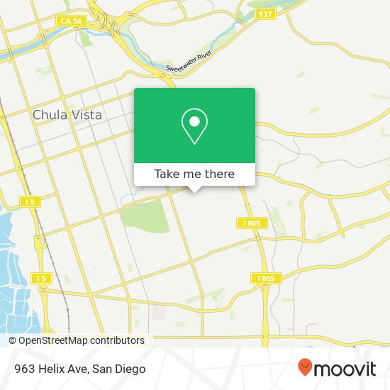 Mapa de 963 Helix Ave