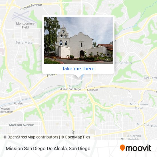 Mapa de Mission San Diego De Alcalá