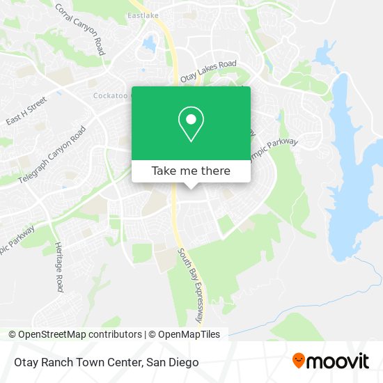 Mapa de Otay Ranch Town Center