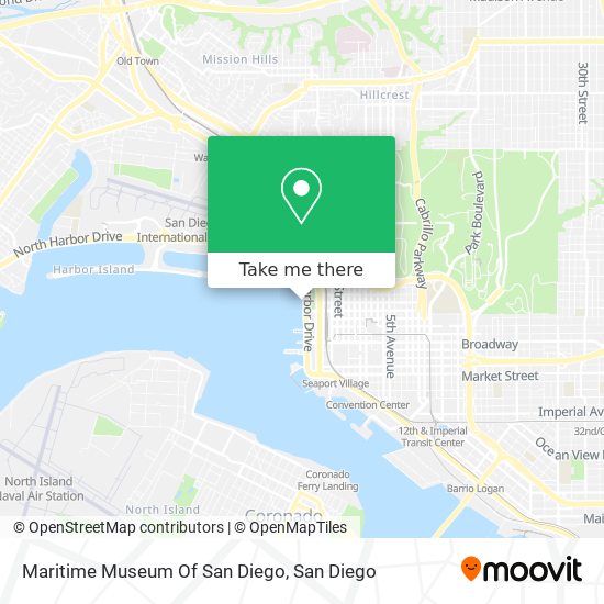 Mapa de Maritime Museum Of San Diego