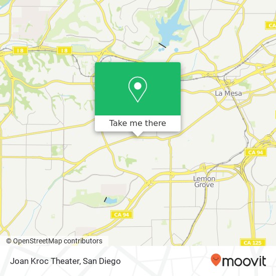 Mapa de Joan Kroc Theater
