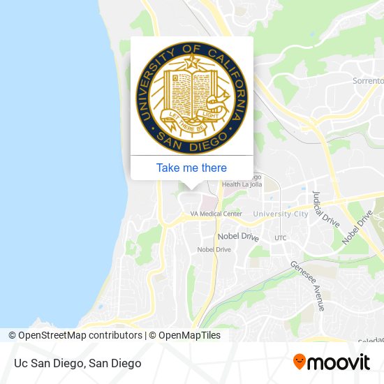 Mapa de Uc San Diego