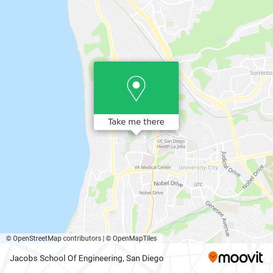 Mapa de Jacobs School Of Engineering