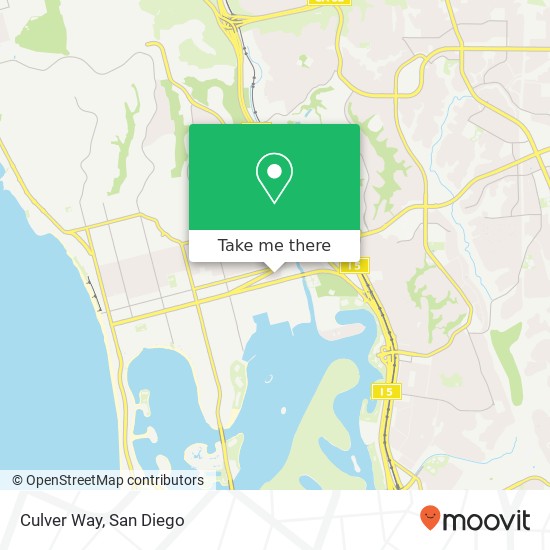 Culver Way map