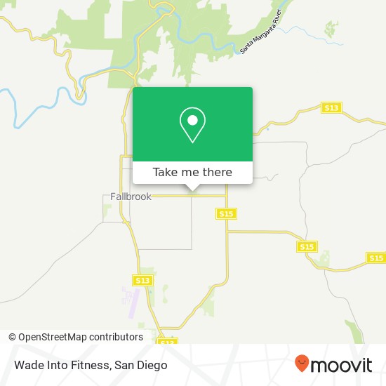 Wade Into Fitness map
