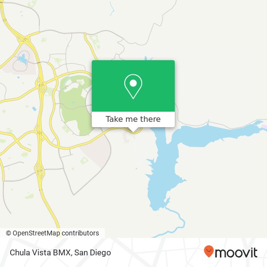 Mapa de Chula Vista BMX