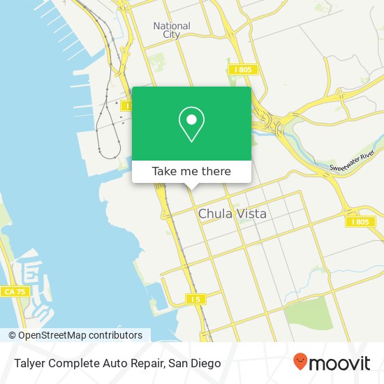 Talyer Complete Auto Repair map