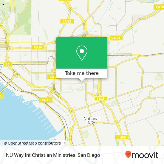 NU Way Int Christian Ministries map