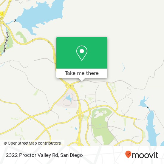 Mapa de 2322 Proctor Valley Rd