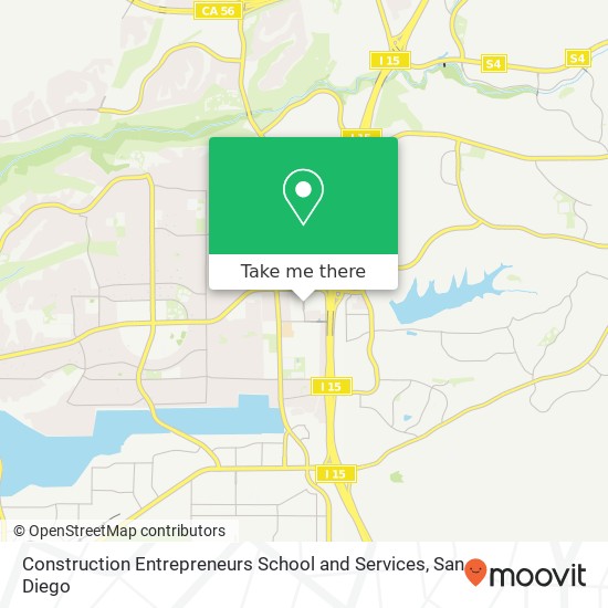 Construction Entrepreneurs School and Services map