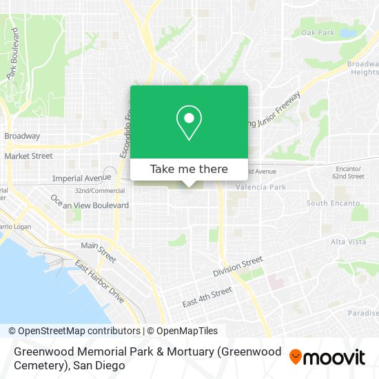 Greenwood Memorial Park & Mortuary (Greenwood Cemetery) map
