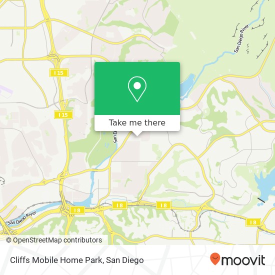 Mapa de Cliffs Mobile Home Park