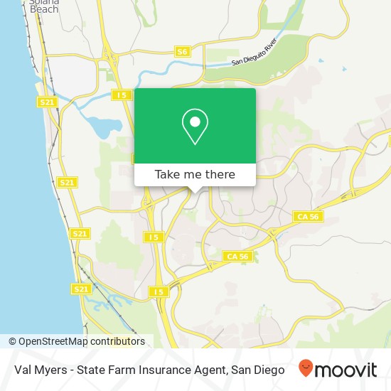Val Myers - State Farm Insurance Agent map