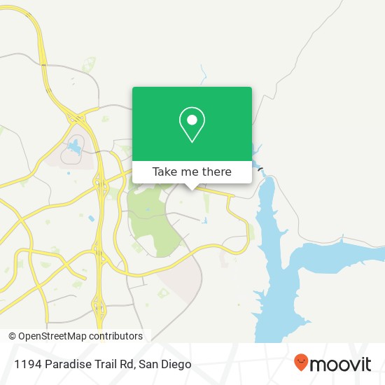 Mapa de 1194 Paradise Trail Rd