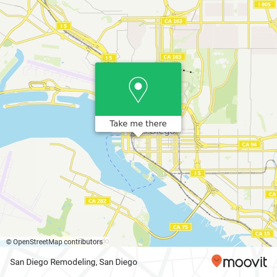 San Diego Remodeling map