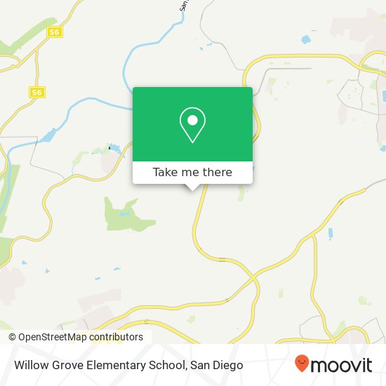 Willow Grove Elementary School map