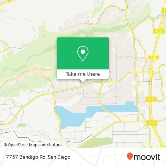 Mapa de 7757 Bendigo Rd